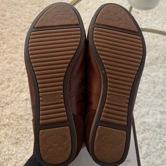 Brown Coach logo sneakers, in original box - Picture 5 of 5